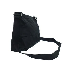 Prada bag saffiano messenger Leather Tessuto Nero Crossbody Black